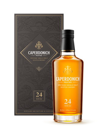 caperdonich 24 year old peated single malt scotch whisky