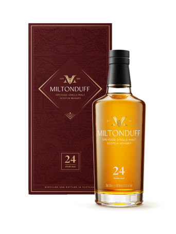 miltonduff 24 year old single malt scotch whisky