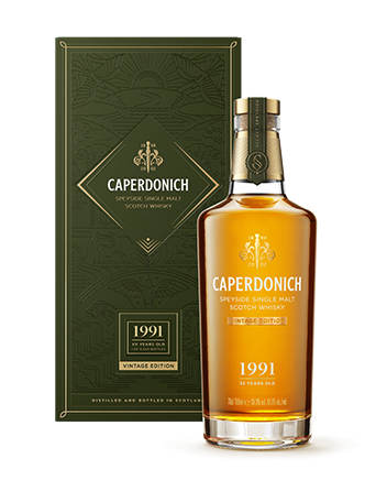 Caperdonich Unpeated 1991 Bottle and Box