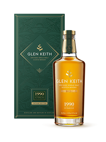 Glen Keith 1990 Bottle and Box